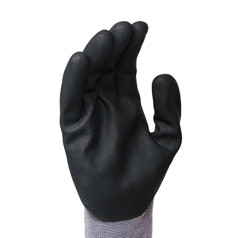 Nitrile Coated Gloves - Seamless Nylon Spandex Micro-Foam NBR