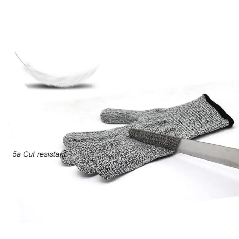 Cut Resistant Glove - 13G Grey HPPE for Garden Construction