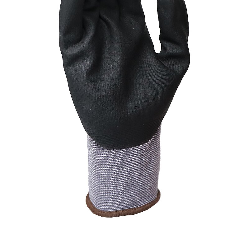 Nitrile Coated Gloves - Seamless Nylon Spandex Micro-Foam NBR