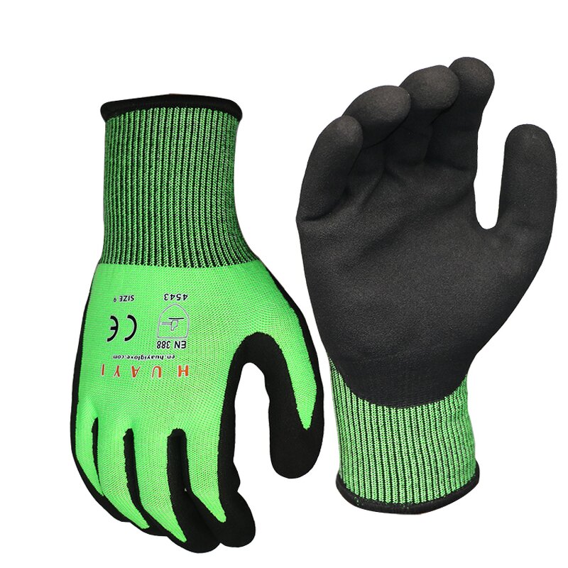Cut Resistant Gloves - CE ANSI A5 HPPE Liner Water-Resistant