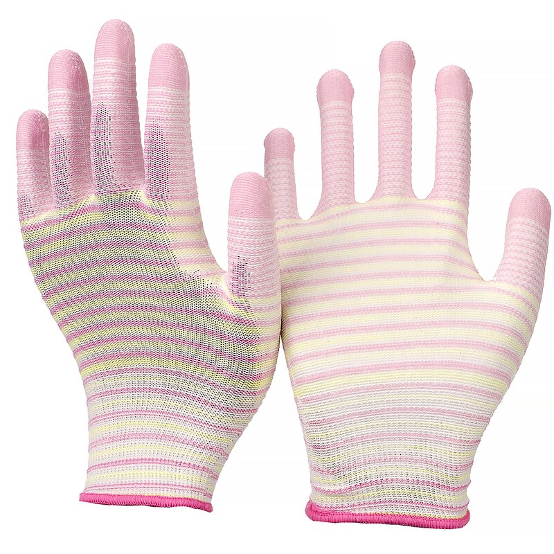 Safety Gloves - Polyurethane Palm Coated PU Dipped for Work