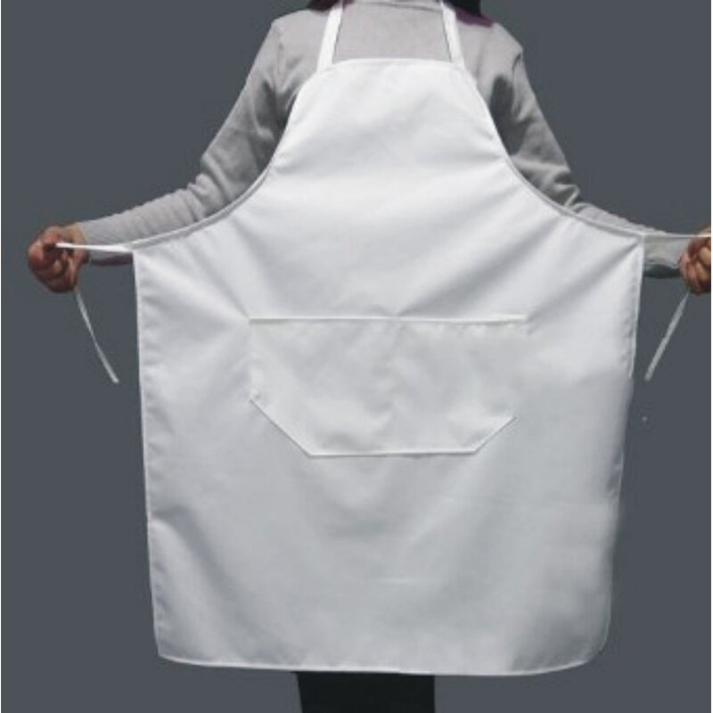 Cotton Aprons - Custom Logo White for BBQ & Kitchen