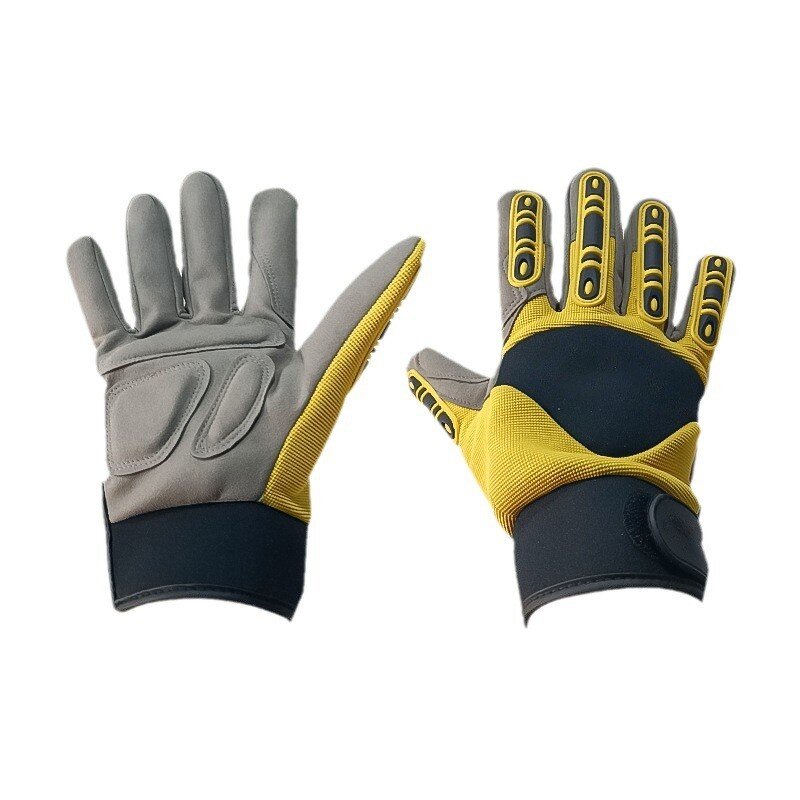 Mechanical Gloves - Synthetic Leather Palm EVA TPR Impact