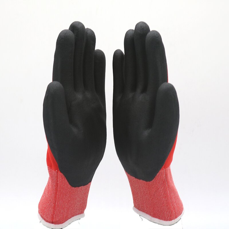 Nitrile Gloves - Sandy Foam Coated for Automotive Assembly