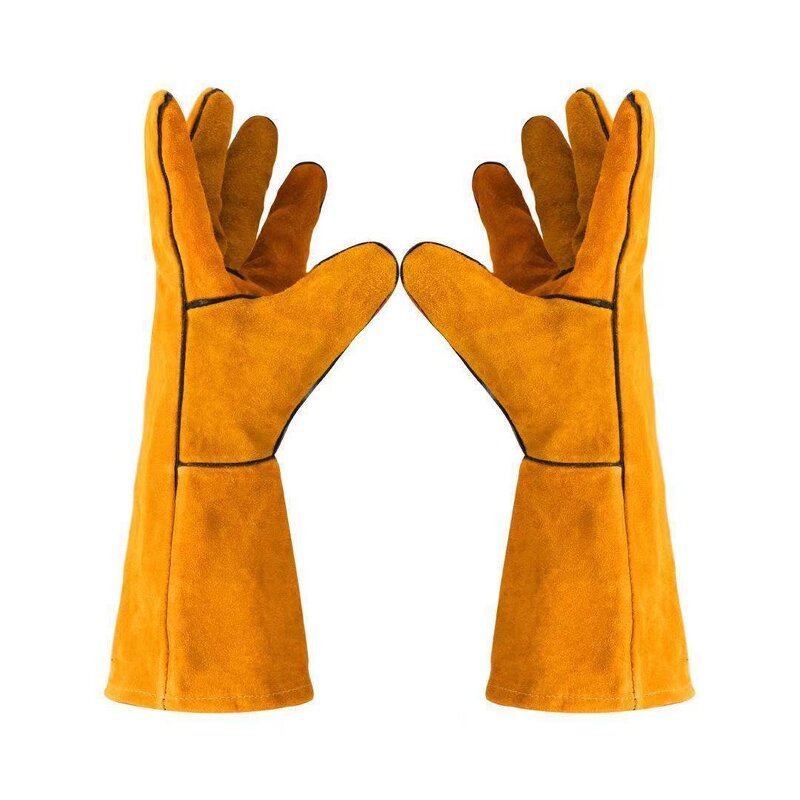 Leather Gloves - Men's Driving Cow Grain for Gardening