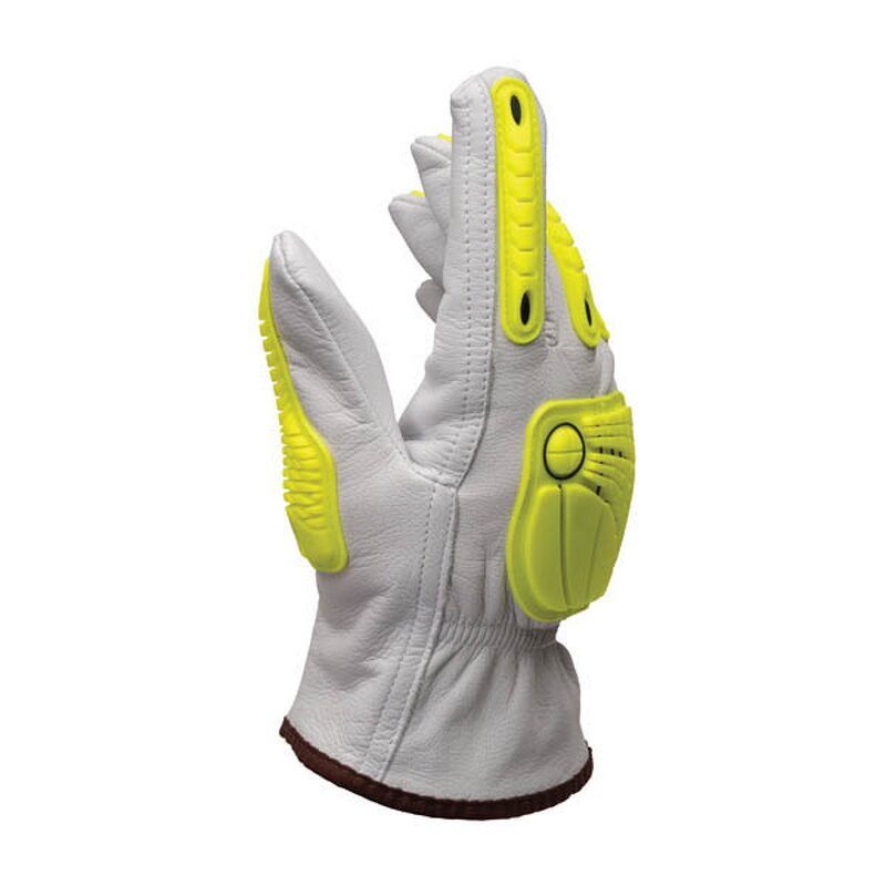 Work Gloves - Goatskin Leather TPR Impact with Cut Liner