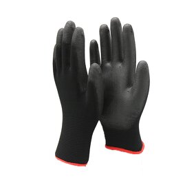 PU Coated Gloves - Polyester Nylon Knit for Construction Safety
