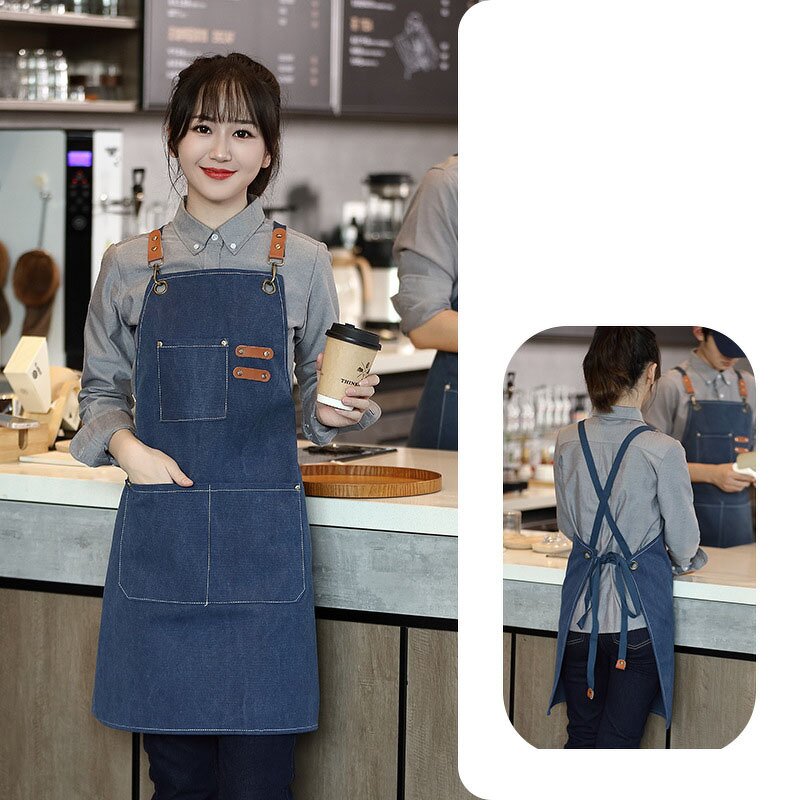 Kitchen Aprons - Customized Wear-Resistant with Pocket