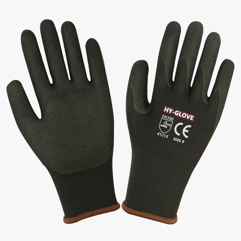 Sandy Nitrile Gloves - 15Gauge for Automotive & Assembly