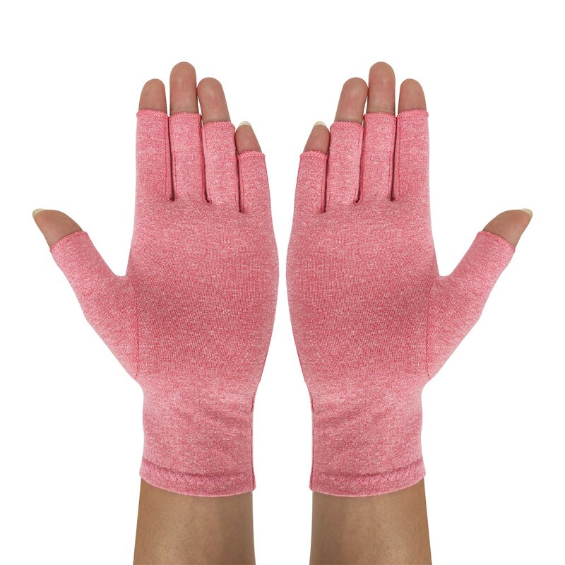 Arthritis Gloves - Fingerless Compression for Women & Men