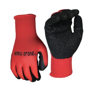 Work Gloves - CE Latex Wrinkled Good Grip for Construction