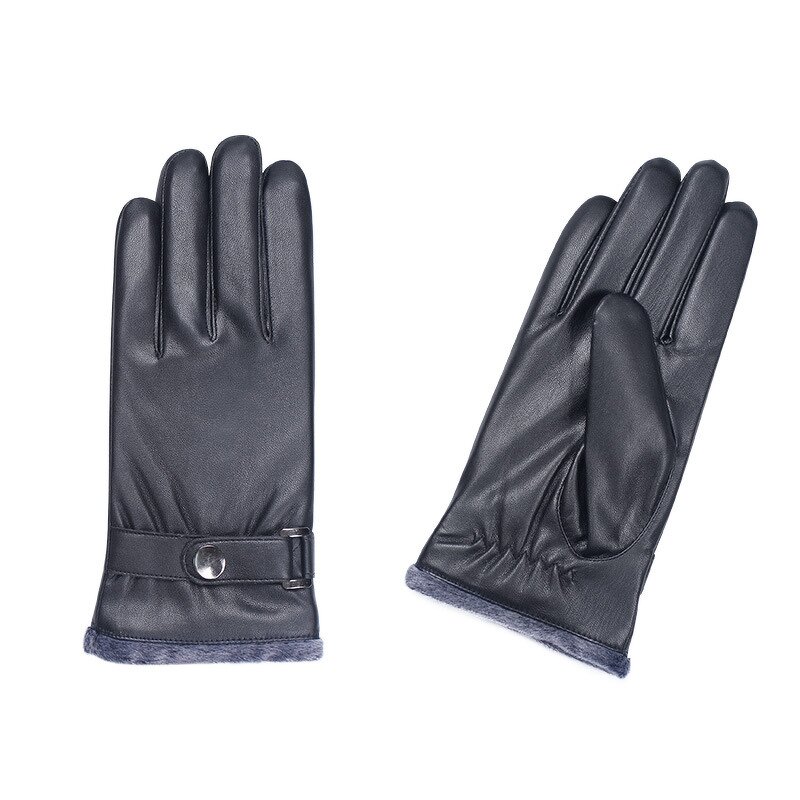 Winter Gloves - Touchscreen PU Leather Waterproof for Cycling