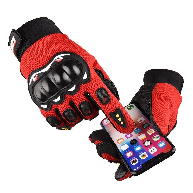 Motorcycle Gloves - Custom Professional Touch Screen Leather