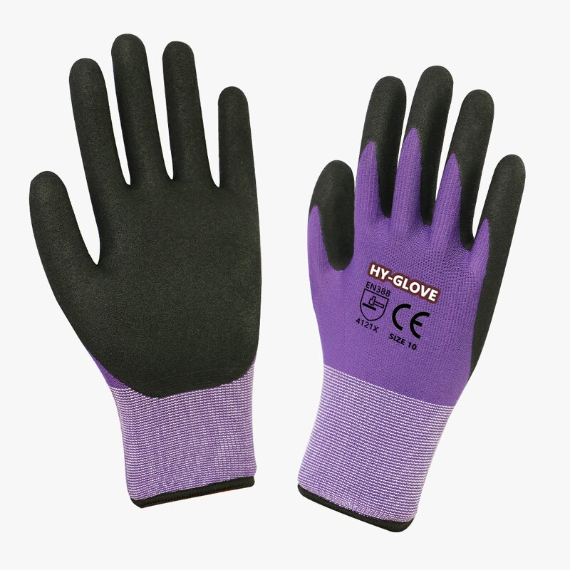 Sandy Nitrile Gloves - 15Gauge for Automotive & Assembly