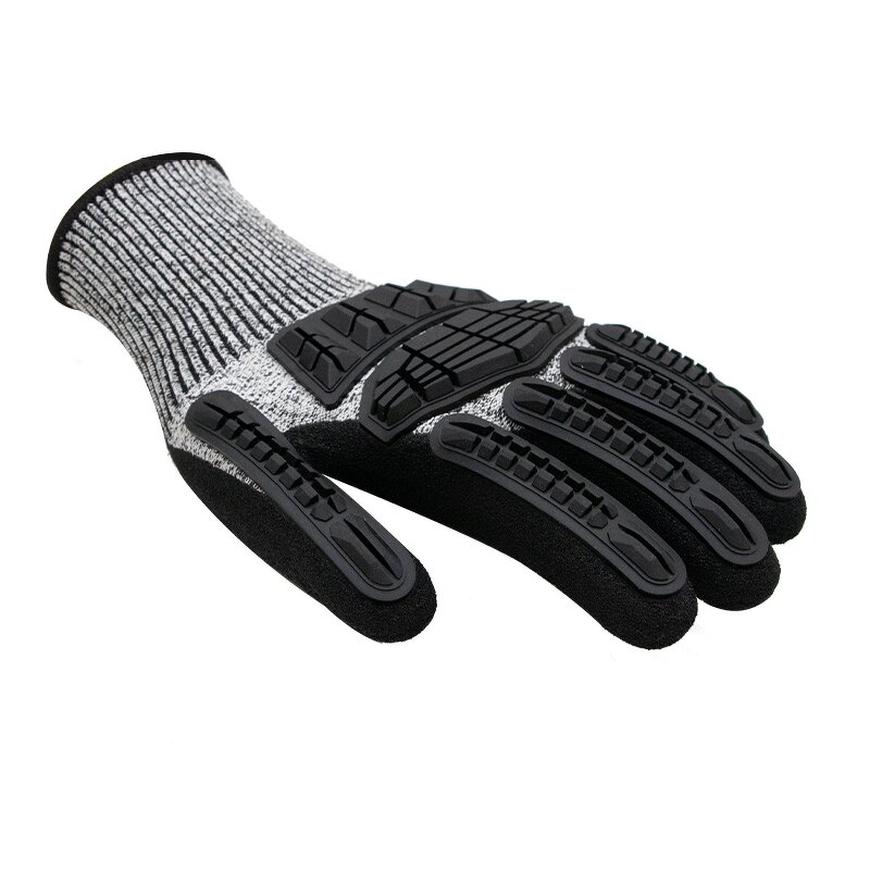 Safety Gloves - Sandy Nitrile Coated Cut Impact for Oil & Gas