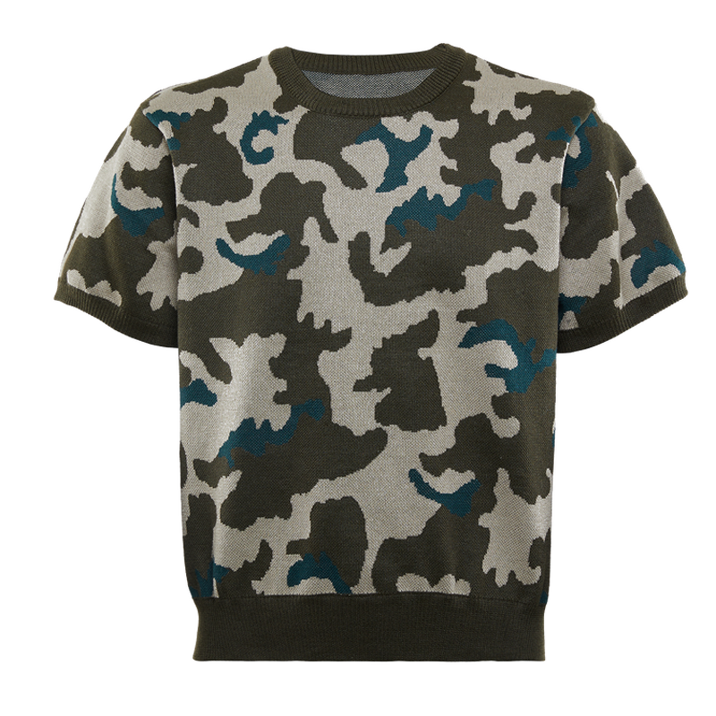 Safety Sweater - UHMWPE Cut Resistant Camouflage Tactical
