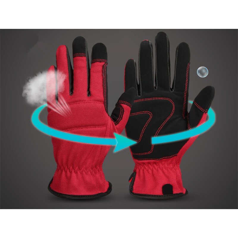 Mechanic Gloves - Custom Logo Flexible Padded Knuckles & Palm