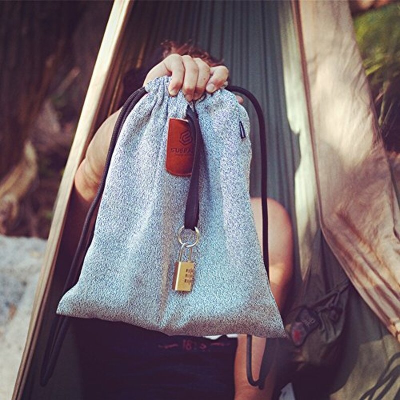 Anti-theft Bag - Fabric Shoulder Level 5 Cut Resistant with Lock