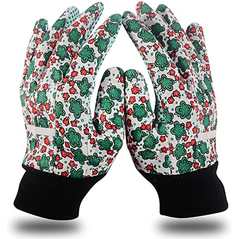 Garden Gloves - Ladies Non-Slip with Soft PVC Dots