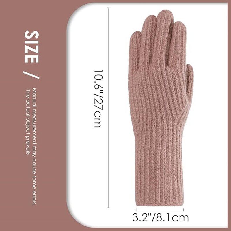 Winter Gloves - Women Touch Screen Warm with Thumb Hole