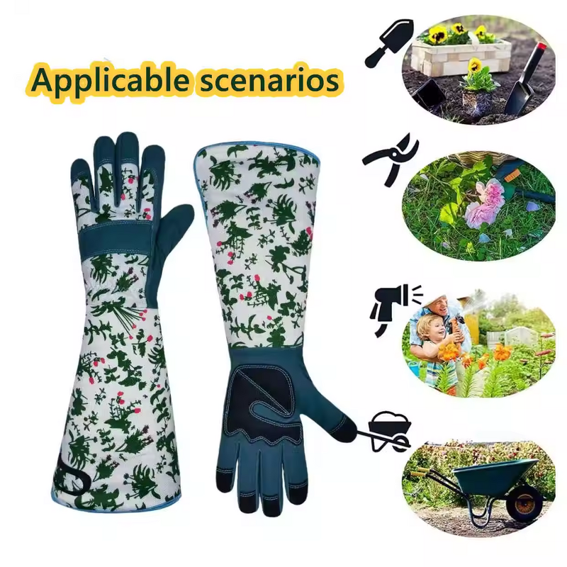 Gardening Gloves - Long Thorn Forearm Protection for Pruning