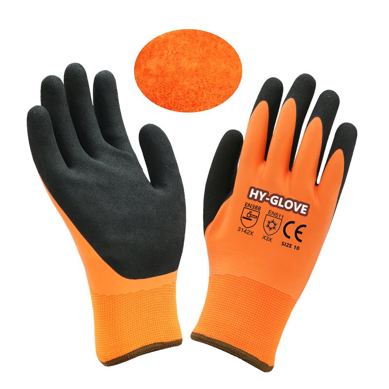 Winter Gloves - Customize Outdoor Thermal Latex for Work