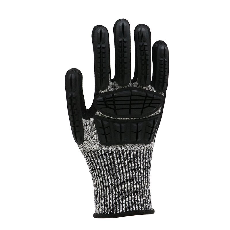 Safety Gloves - Sandy Nitrile Coated Cut Impact for Oil & Gas