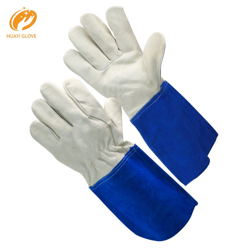 Welding Gloves - Heavy Duty Goatskin Aramid Lining Anti Cut