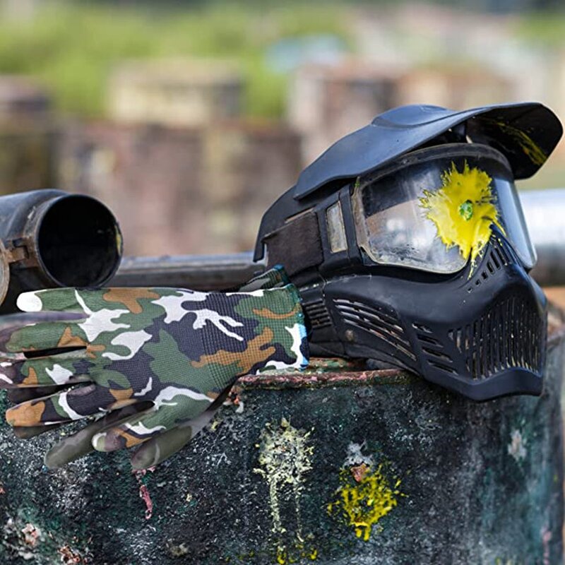 Hunting Gloves - PU Coated Camouflage for Paintball & Gardening