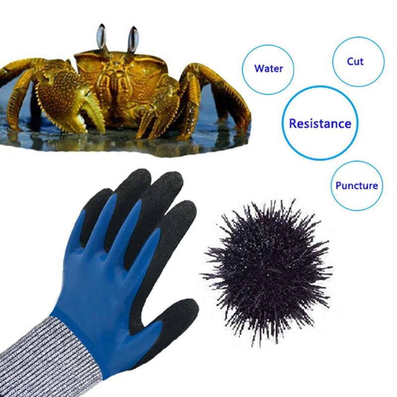 Cut Resistant Gloves - A5 Level Sandy Nitrile for Garden Work
