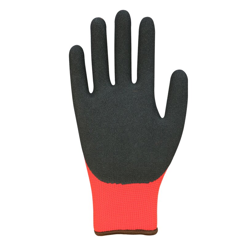 Nitrile Coated Gloves - 13G Polyester Sandy Finish for Industrial Safety