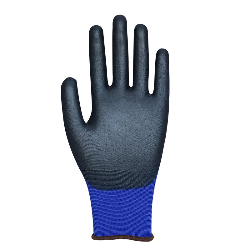 Work Gloves - 18G Polyester PU Coated for Automotive Industry