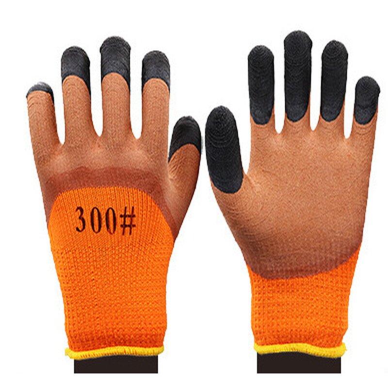 Winter Gloves - Acrylic Terry Latex with Strengthen Fingers