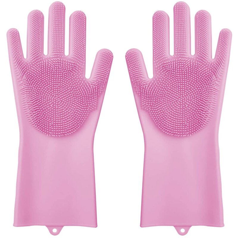 PVC Gloves - Red Heat Oil Chemical Heavy Duty Oil Resistant