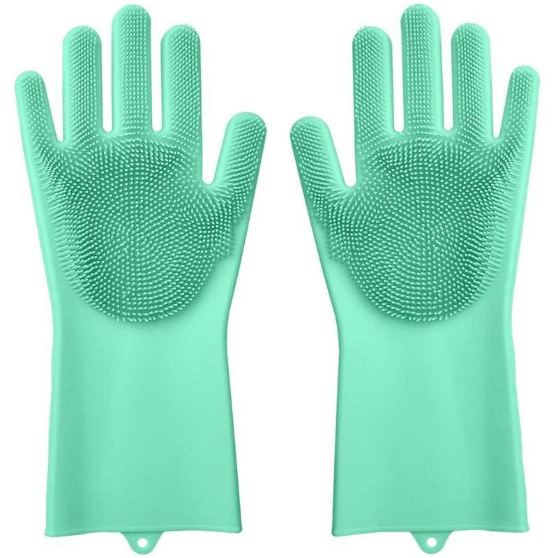 PVC Gloves - Red Heat Oil Chemical Heavy Duty Oil Resistant