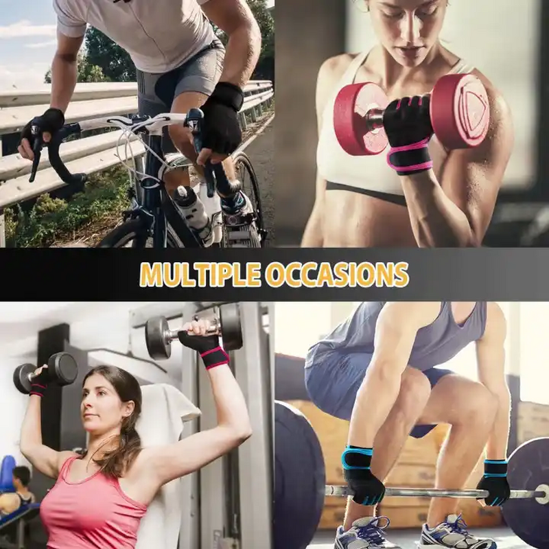 Fitness Gloves - Weight Lifting Sport with Grip for Cycling