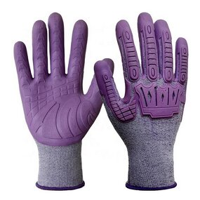 Impact Resistant Gloves - TPE Sewing for Oilfield & Construction