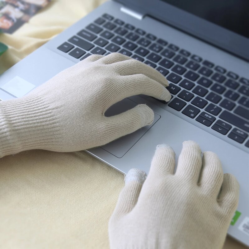 Cotton Gloves - Unisex Lightweight Moisturizing Touchscreen