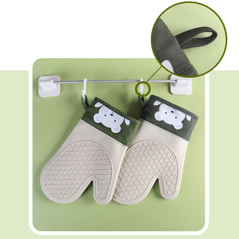 Oven Mitt - Professional Heat Resistant Silicone for Kitchen