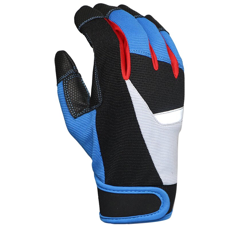 Mechanic Gloves - Reflective Strips Racing Driver for Outdoor
