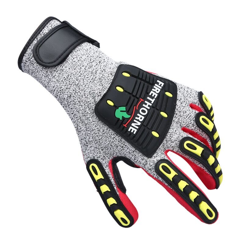 Impact Resistant Gloves - Custom TPR for Oilfield Protection