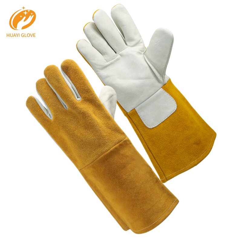 Welding Gloves - Heavy Duty Goatskin Aramid Lining Anti Cut