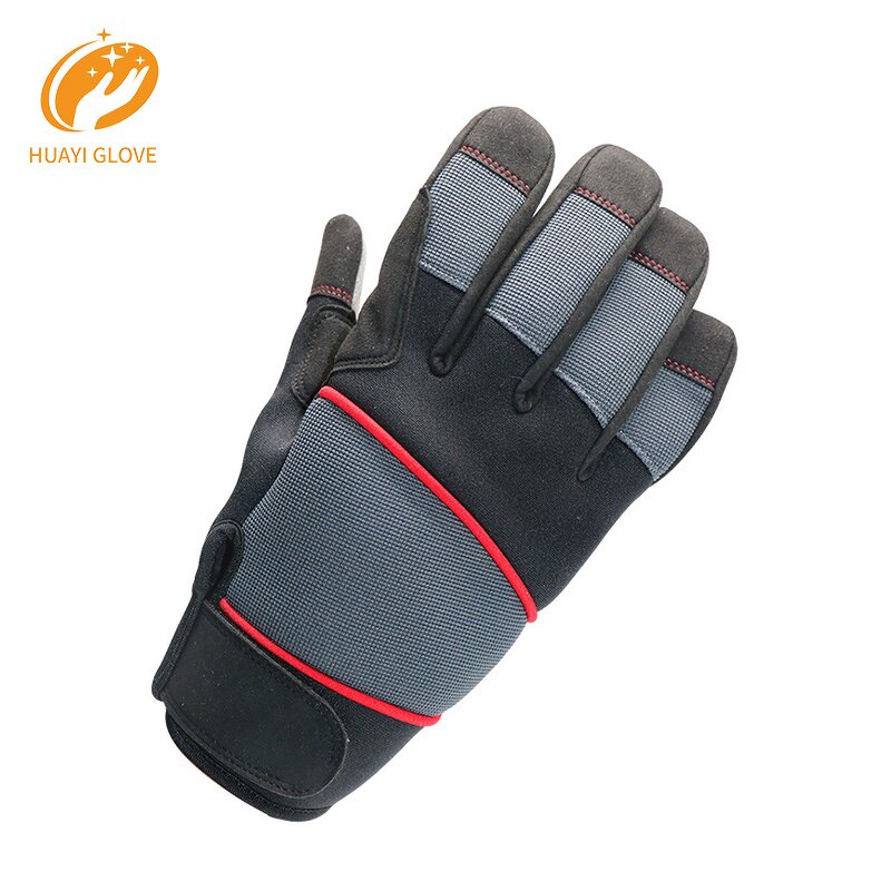 Mechanic Gloves - Multipurpose Silicone Printed Synthetic Leather