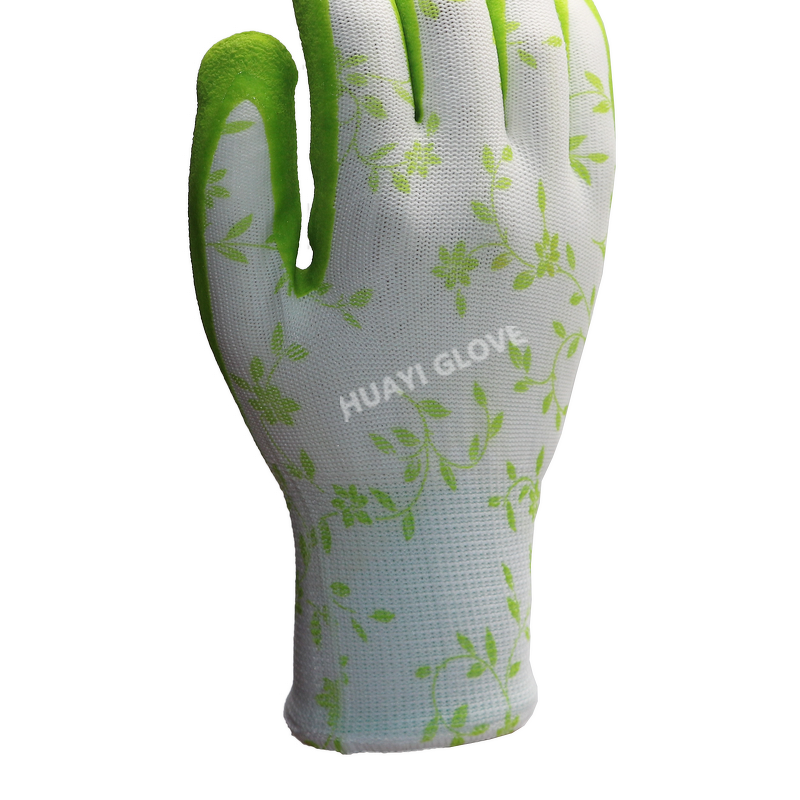 Gardening Gloves - Rubber Coated Kids Floral for Women
