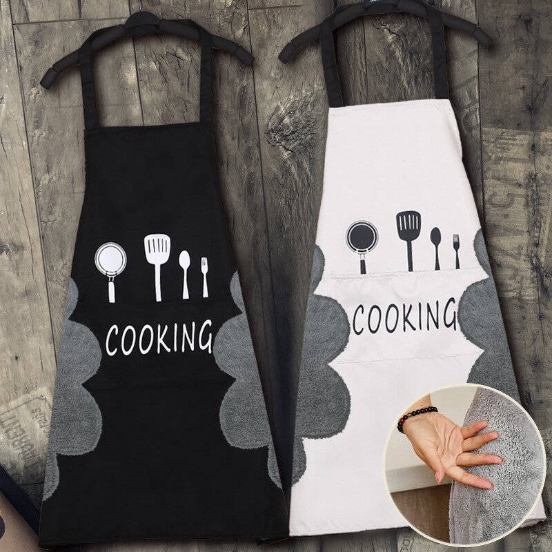 Kitchen Apron - Cheap Waterproof Hand-Wiping for Chef