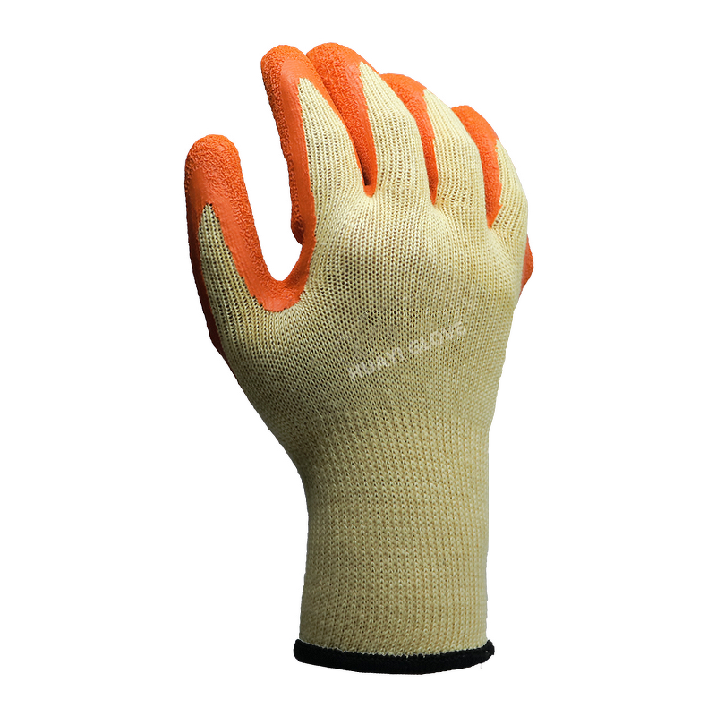 Cotton Gloves - Latex Coating Wear Resistant for Industry