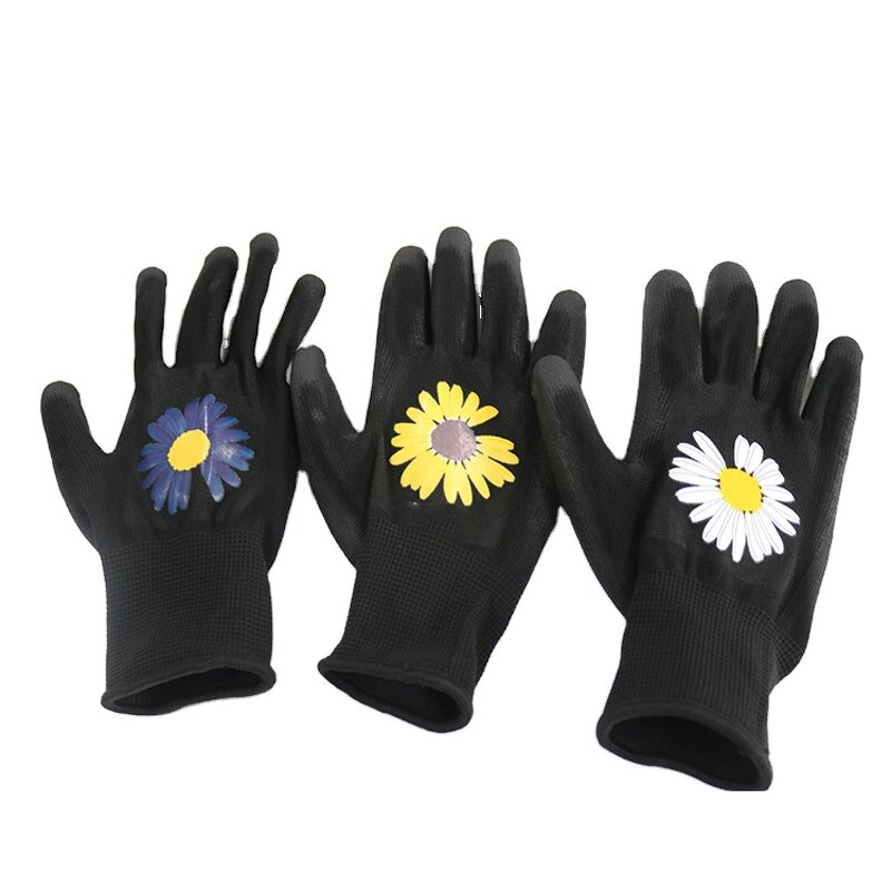 Work Gloves - Palm Coated PU for Safety & Labor