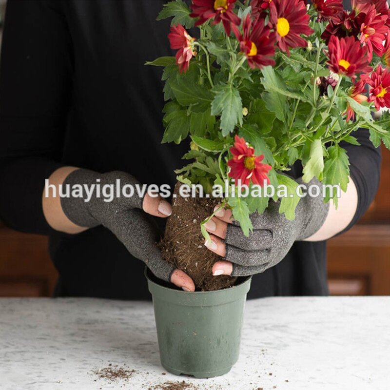 Compression Gloves - Fingerless Cotton Spandex for Arthritis