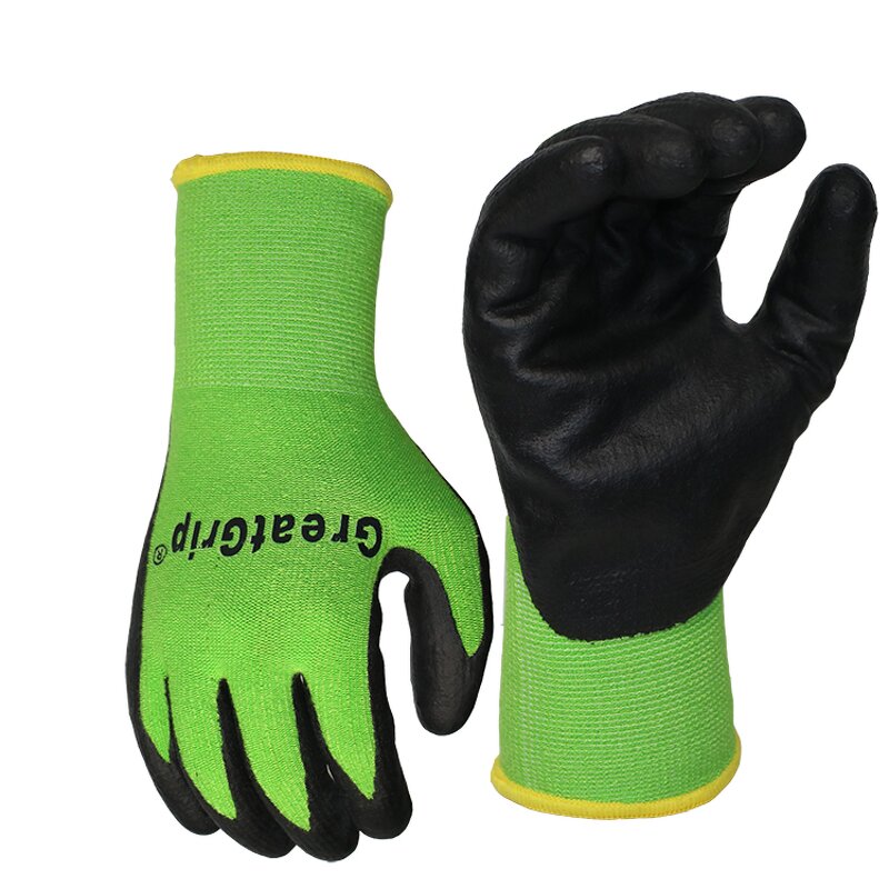Garden Gloves - 13G Bamboo Fiber PU Palm Coated ECO