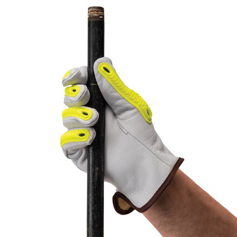 Work Gloves - Goatskin Leather TPR Impact with Cut Liner